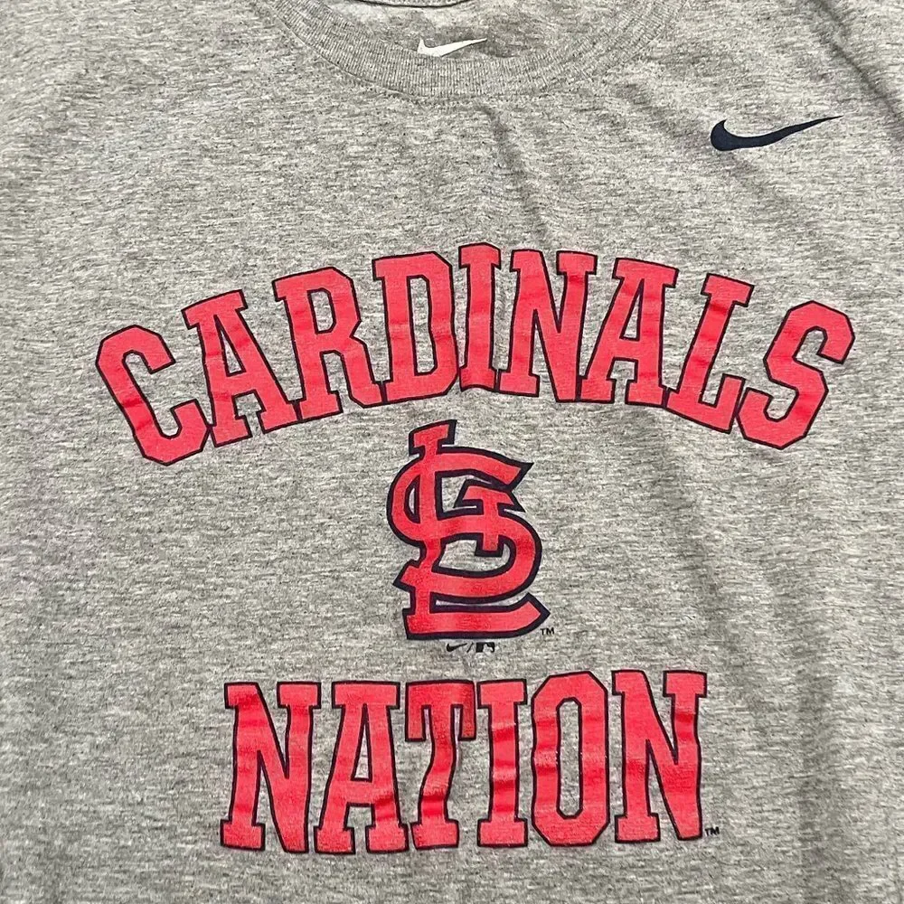 Nike The Nike Tee Athletic Cut St Louis Cardinals Nation T-Shirt Size 2X